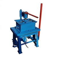 Machine à fabriquer des blocs creux portables avec cendres volantes semi-automatique pour la construction