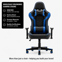 Chaise de jeu en cuir PU ALINUNU avec logo personnalisé pour un usage domestique, chaise de jeu ergonomique avec accoudoirs 2D