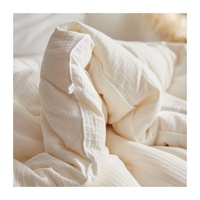 Ensemble de couette LIIESEN classique toutes saisons, hypoallergénique, sans danger pour les enfants, matériau de sécurité de qualité A, 79% polyester + 21% soja