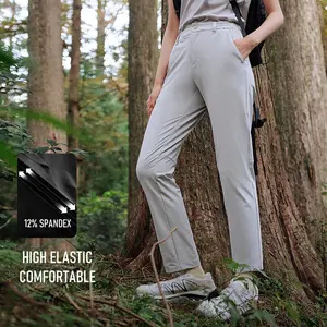 OEM Outdoor Hiking Trousers Pants Waterproof Outdoor Lightweight Quick Dry Pants For Women Casual Adults Thin Solid Nylon