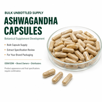 Greenpie OEM Private Label Bulk Supply Ksm 66 Ashwagandha Root Extract Capsules Stress Support Herbal Supplement