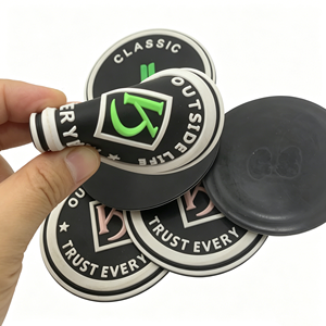 Custom Rubber 3d Brand Logo Labels Pvc Embossed Patch <strong>Hook</strong> and Loop Patch PVC Patch for Badges Clothes Accessories - Product Image 1