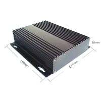 Boîtier d'amplificateur en métal mural boîtier électronique extrudé boîtier en aluminium pour PCB