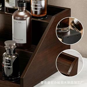 Wooden Desktop Cosmetic Storage <b>Box</b> With Drawers Multi Layer Jewelry Organizer For Home <b>Makeup</b> Storage - Product Image 5