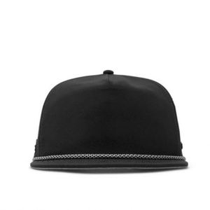 5 Panel Blank Custom Logo Waterproof Baseball Cap With <b>Rope</b> Laser Cut Hole Perforated Caps Performance Sports Golf Hats - Product Image 4