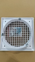 Grille en plastique ABS carrée à alvéoles avec un design moderne à face fixe pour la ventilation des systèmes de CVC