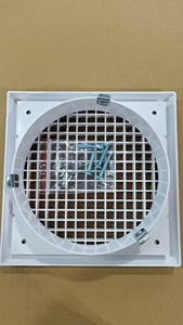 <span class=keywords><strong>Grille</strong></span> en plastique ABS carrée à alvéoles avec un design moderne à face fixe pour la ventilation des systèmes de CVC - Product Image 5