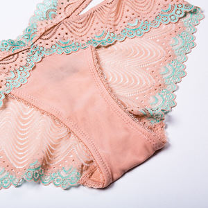 Low-Rise kurze höschen spitze unterwäsche briefs sexy frauen panty transparent atmungs - Product Image 3