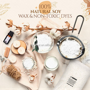 Fournitures pour la fabrication de bougies avec cire de soja, mèches, moules en silicone, colorants et plus encore, kit de fabrication de bougies DIY pour adultes, ensemble d'art et d'artisanat pour débutants - Product Image 4