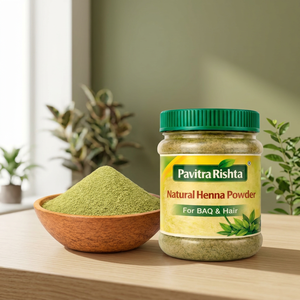 Poudre de henné du Rajasthan 100g |   100% Naturel Sans Produits Chimiques |   Coloration capillaire naturelle longue durée |   Nourrit le cuir chevelu et les cheveux |   Petit chapeau - Product Image 3
