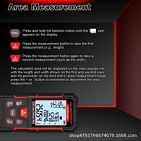 Télémètre laser portable HABOTEST HT7050, règle de mesure infrarouge 120m
