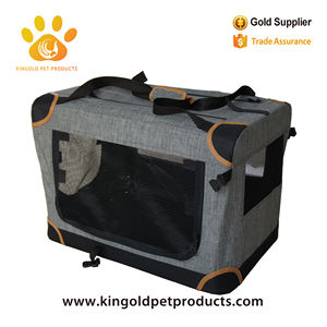 OEM Folding Portable Soft Oxford Fabric Anti Scratch Mesh Pet Dog Crate Durable Pet Dog <b>Cat</b> Kennel - Product Image 3