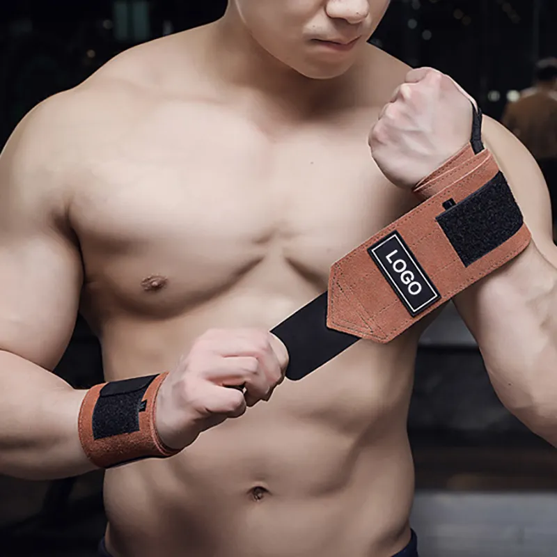 Hot Sale Adjustable Durable Wrist Wrap Weightlifting Support Training Powerlifting Fitness Protection Elastic Wrist Straps