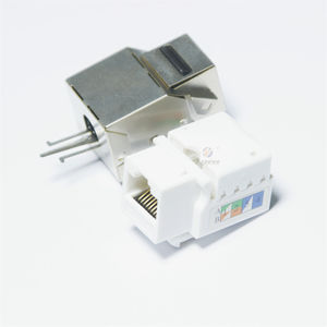 Conector RJ45 Cat6 UTP Ethernet para Rede, Plug Modular 8P8C, Fêmea, para PCB, 100 Peças, com Conector Duplo IDC - Product Image 2