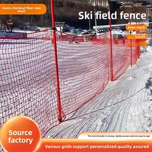 Filet de protection pour station de ski freestyle en polyéthylène haute densité pour la clôture d'isolation des sentiers de neige de la saison hivernale - Product Image 6
