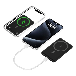 Cargador Portátil Magnético Inalámbrico Ultrafino, Seguro, con Carga Rápida PD de 18W, Mini <span class=keywords><strong>Powerbank</strong></span> - Product Image 2