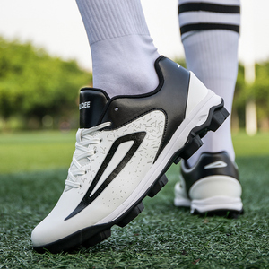 Chaussures de baseball et de softball unisexes personnalisées, respirantes, en caoutchouc moulé TPU, crampons antidérapants pour hommes et femmes, entraînement sur terrain en herbe - Product Image 6