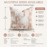 Housse de coussin décorative carrée 45x45 en polyester avec fermeture éclair invisible pour la décoration de la maison, du canapé et de la chambre