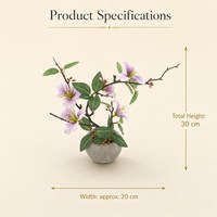 Groothandel Kunstmatige Witte Bloemen Bonsai Potplant Simulatie Bloemstuk voor Binnentafel Huisdecoratie