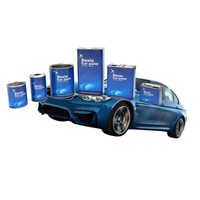 DEXIN Vernis acrylique transparent 2K à séchage rapide, haute brillance, application facile par pulvérisation, peinture automobile liquide, aspect pour la rénovation automobile