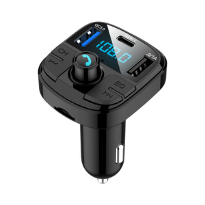 Kit voiture multifonction BT29 <span class=keywords><strong>Adaptateur</strong></span> audio <span class=keywords><strong>Bluetooth</strong></span>/Émetteur <span class=keywords><strong>radio</strong></span> FM/Lecteur MP3/Chargeur de voiture USB Type-C Charge rapide - Product Image 2