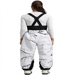 Wholesale Waterproof Windproof Winter Snow Pants Adjustable Bib <b>Overalls</b> Ski Trousers <b>for</b> <b>Women</b> and Men Outdoor Sports - Product Image 4
