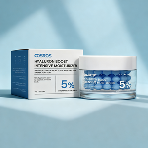 Crema en Cápsulas con Ácido Hialurónico OEM Personalizada, Hidratante Intensivo, Hialuronato <span class=keywords><strong>de</strong></span> Sodio, 72H <span class=keywords><strong>de</strong></span> Hidratación, Reparación <span class=keywords><strong>de</strong></span> la Barrera Cutánea, Cuidado Facial - Product Image 1