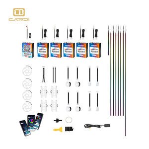 Rachat élevé K4 éclairage ambiant systèmes de voiture bandes 6 en 1 lumières d'ambiance de véhicule universelles nouvel état 'CARDI' marque - Product Image 4