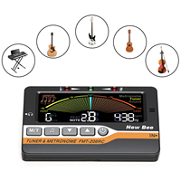 Fast Delivery LCD Clear Display Clip-On 3 in 1 Digital Metronome Tuner for Instruments Guitar, Piano, Violin, Bass, Ukulele,