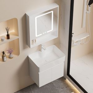 Top vente Fashion Style moderne blanc mural salle de bain vanité armoire de toilette salle de bain vanités ensemble - Product Image 4
