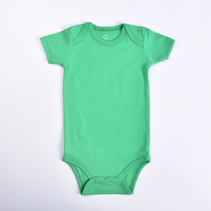 Pelele <span class=keywords><strong>de</strong></span> algodón orgánico liso para bebé, Pelele <span class=keywords><strong>de</strong></span> manga corta suave <span class=keywords><strong>de</strong></span> Color sólido, Unisex - Product Image 6