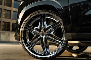 Rines Personalizados de 20, 22, 24 y 26 Pulgadas, de Aluminio 6061-T6, Diseño Cóncavo, Cromados, Forjados en Dos Piezas, para Cadillac, <span class=keywords><strong>Hummer</strong></span>, Chrysler, Lamborghini - Product Image 3