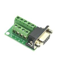 BSSY) connecteurs sans soudure D-Sub 9pin DB9 RS232 série à borne femelle mâle adaptateur connecteur carte de dérivation