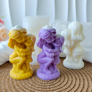 Stampo in Silicone J10-387 <span class=keywords><strong>per</strong></span> Candele a Forma di Bambino 3D, Regalo <span class=keywords><strong>per</strong></span> la Festa della Mamma, <span class=keywords><strong>per</strong></span> Realizzare Torte e Contenere Candele - Product Image 5