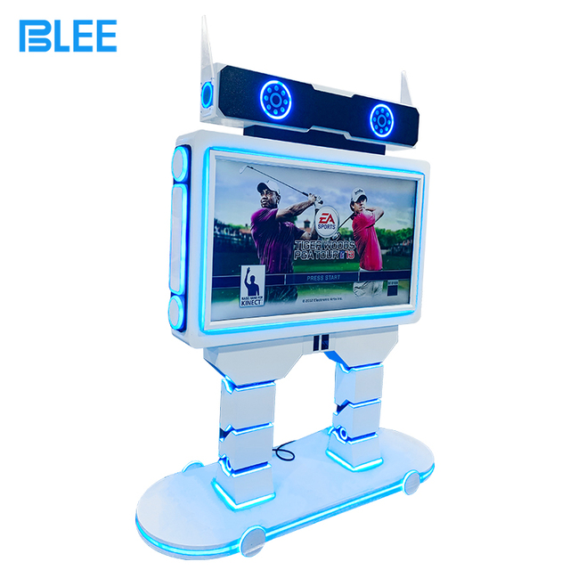 Indoor Game Center Arcade Game Machine VR/AV/MR Equipment 100+ Game Items Virtual Golf Sports Simulator Metal 2 Players