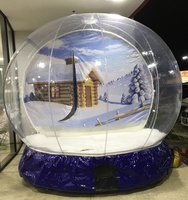 Boule de neige géante gonflable, pour décoration de noël