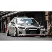 Kit carrosserie LB V1 pour Infiniti Q50/Q50S/Q50L, pare-chocs avant et spoiler style GTR, état neuf