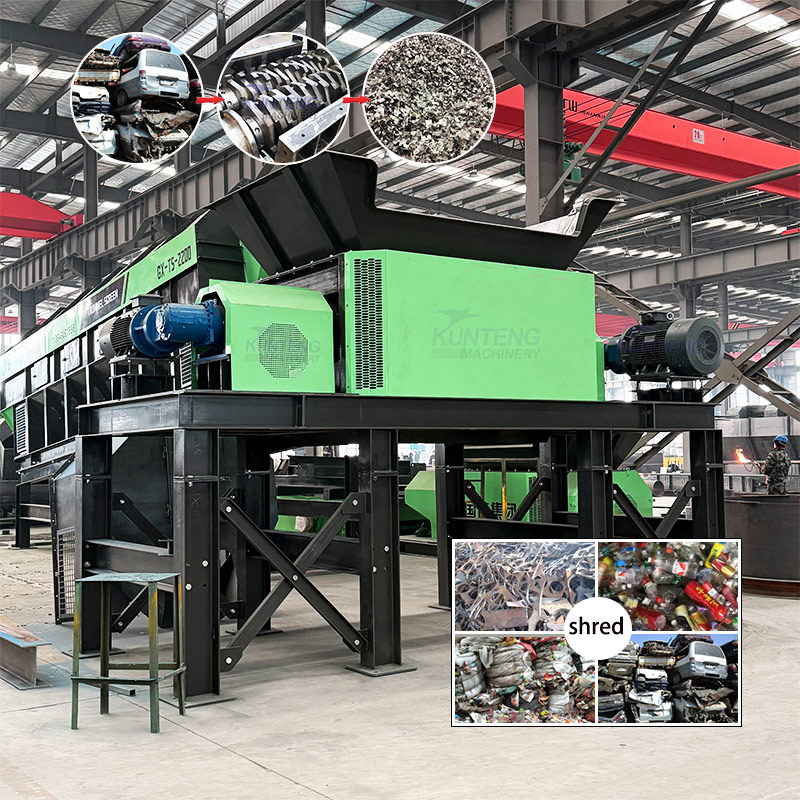 Industrial Dual shaft Shredder for Waste