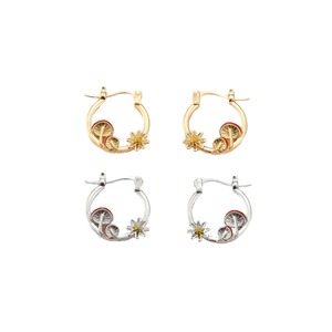 Hoop <b>Earrings</b> Gold Plated Star Moon Daisy Alloy <b>Tassel</b> Drop <b>Earrings</b> For Women Fashion Jewelry With Crystal Inlay - Product Image 5