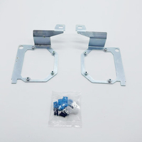 Pièces de véhicule, accessoires d'éclairage, support de montage de projecteur LED pour Ford F150 2017-2019, cadre de projecteur de phare de voiture