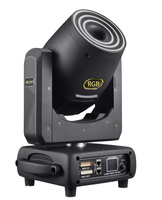 Projecteur LED RGB 10W à tête mobile ILDA 3D pleine couleur avec animation DJ et contrôle DMX512 IP33 pour soirées en boîte de nuit
