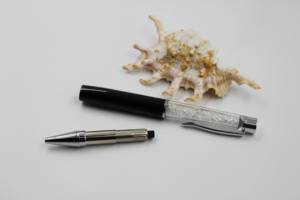 Precio de venta directa de fábrica, bolígrafo de Metal de cristal de 1,0mm de ancho de escritura con impresión de LOGOTIPO para regalo de promoción - Product Image 3