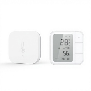 Sensor Climático Zigbee W100 con Medidor de Temperatura y Humedad, Monitor Multizona con Tecnología Matter Over Thread para Apple HomeKit - Product Image 1