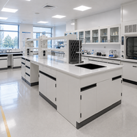 Évier de laboratoire en PP, évier de laboratoire en polypropylène, banc de travail humide en PP, mobilier de laboratoire en PP, tables de laboratoire