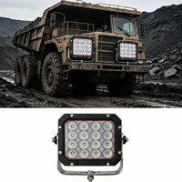 Lámpara de Trabajo LED de 7 Pulgadas para Equipos de Manipulación Pesada, Ultra Brillante, Haz de Luz Amplio, Iluminación para Almacenes, IP69K