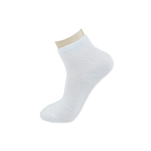 ถุงเท้าข้อสั้นผู้ชาย ผ้าฝ้ายแท้ ระบายอากาศได้ดี ซึมซับเหงื่อ ต้านเชื้อแบคทีเรีย สีพื้น สไตล์ลำลองสำหรับธุรกิจ ความยาวครึ่งน่อง - Product Image 2