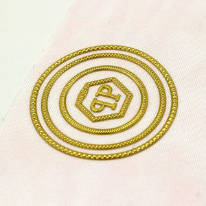 Etiqueta de Transferencia de Calor Personalizada, Holograma de Metal Dorado y Plateado, Insignia con Logotipo en Relieve, Parches de Tpu 3D para Planchar, Sombreros de Ropa - Product Image 3