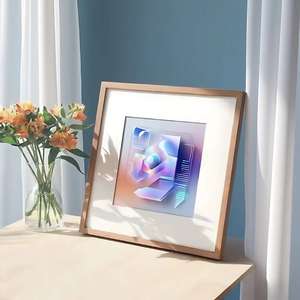 متعددة الأحجام-إطارات صور MDF كلاسيكية للصور ، الألغاز الفنية بأحجام مختلفة - Product Image 4