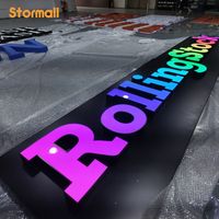 Insegna Luminosa 3D in Acrilico RGB Personalizzata con Icone Simili, Insegna Luminosa per Negozi, Logo Pubblicitario Personalizzato in Neon
