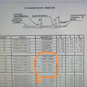 Tự động hóa Gamma vớ máy dệt kim Kim Hàng dệt kim Kim sliders talones sliders 0127sl - Product Image 3
